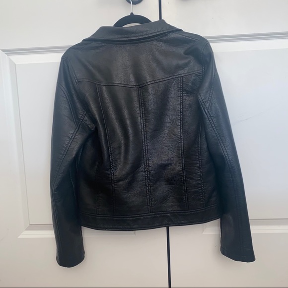 Blank NYC Moto Leather Jacket - M - Picture 2 of 3
